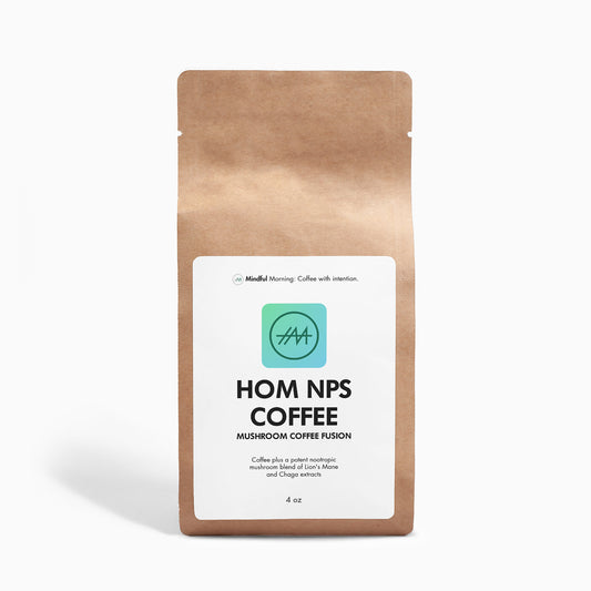 HOM NPS Mushroom Coffee Fusion – Löwenmähne &amp; Chaga 4oz